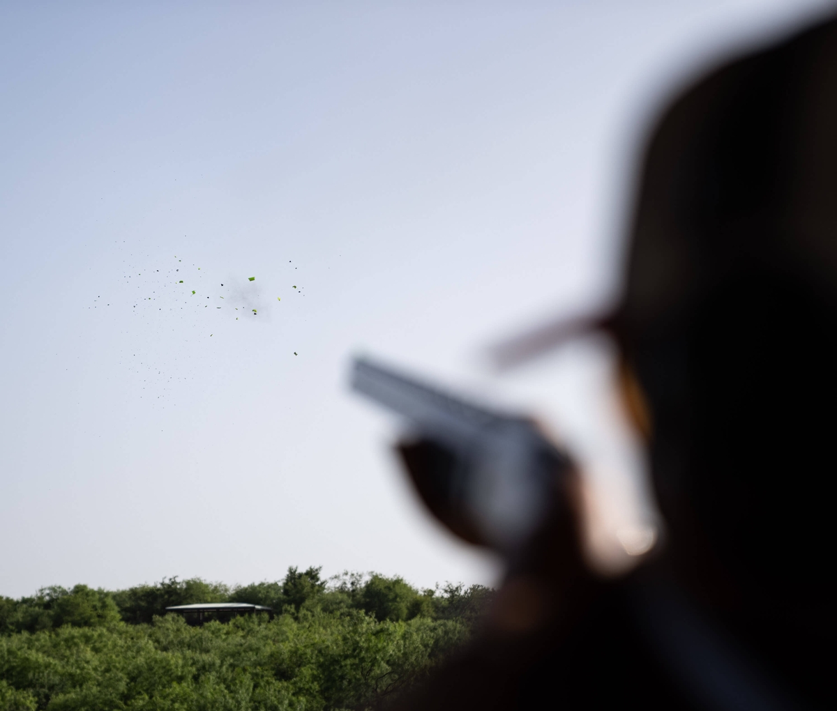 Sporting clays shooting at Greystone Castle